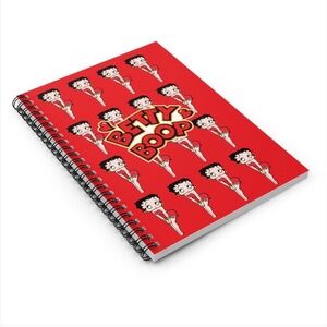 Custom Betty Boop spiral notebook